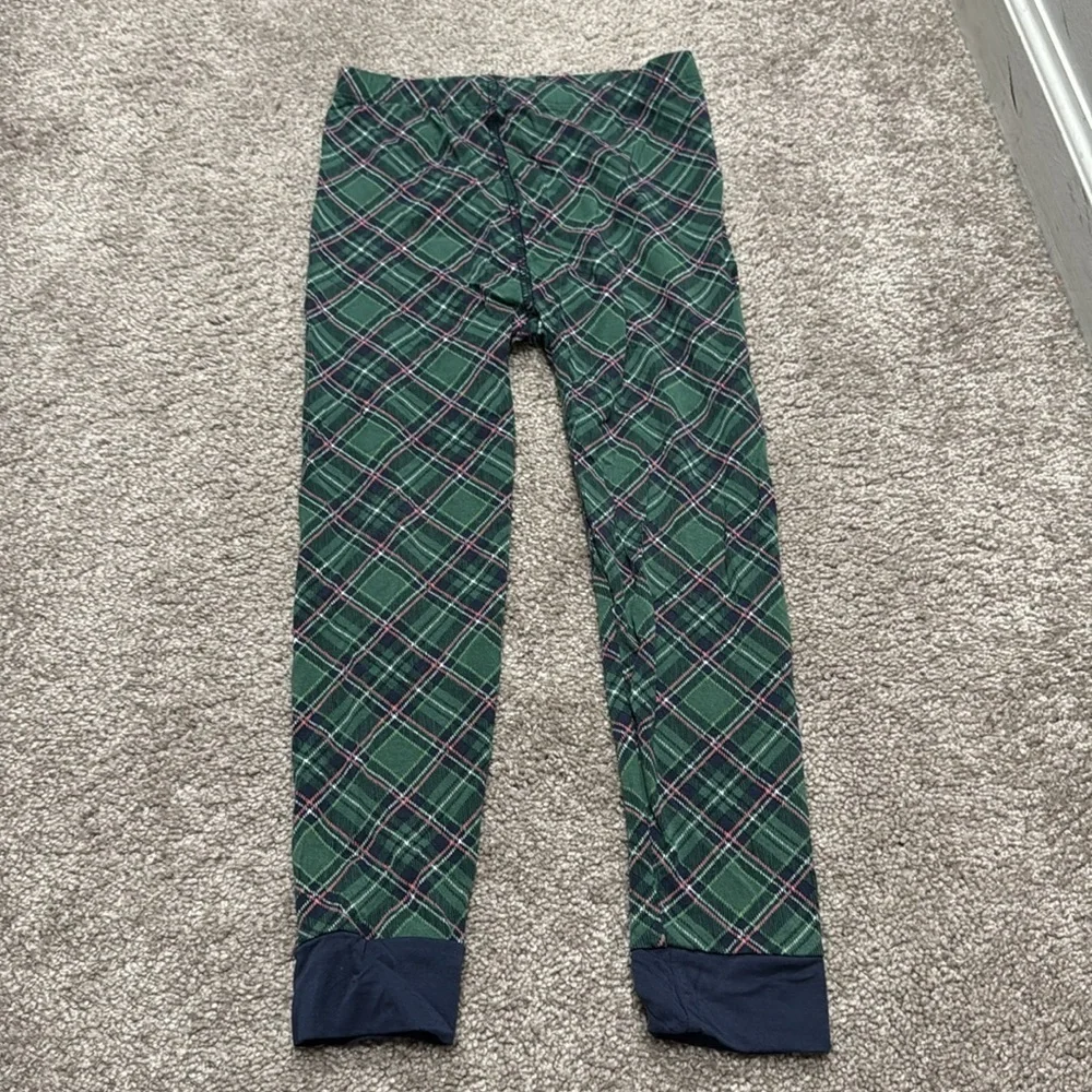 Sweet Bamboo Green Plaid Pajama Set